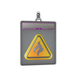 Sticker Slab | Flammable (Foil)