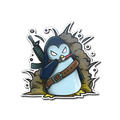 Sticker | War Penguin