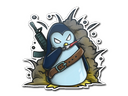 Sticker | War Penguin