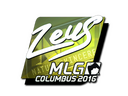 Sticker | Zeus (Foil) | MLG Columbus 2016