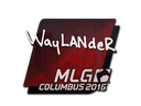 Sticker | wayLander | MLG Columbus 2016