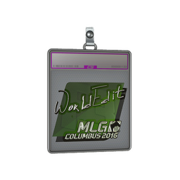 Sticker Slab | WorldEdit (Foil) | MLG Columbus 2016