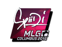 Sticker | Spiidi (Foil) | MLG Columbus 2016