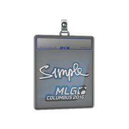 Sticker Slab | s1mple | MLG Columbus 2016