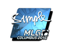 Sticker | s1mple (Foil) | MLG Columbus 2016
