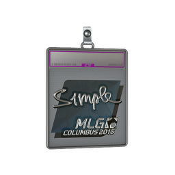 Sticker Slab | s1mple (Foil) | MLG Columbus 2016
