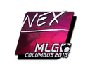 Sticker | nex (Foil) | MLG Columbus 2016