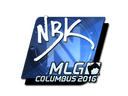 Sticker | NBK- (Foil) | MLG Columbus 2016