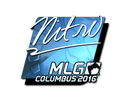 Sticker | nitr0 (Foil) | MLG Columbus 2016