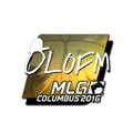 Sticker | olofmeister (Foil) | MLG Columbus 2016