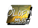Sticker | olofmeister (Foil) | MLG Columbus 2016
