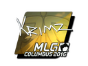 Sticker | KRIMZ (Foil) | MLG Columbus 2016