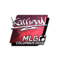 Sticker | karrigan (Foil) | MLG Columbus 2016