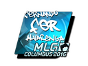 Sticker | fer (Foil) | MLG Columbus 2016