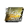 Sticker | flusha (Foil) | MLG Columbus 2016