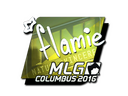 Sticker | flamie (Foil) | MLG Columbus 2016