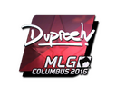 Sticker | dupreeh (Foil) | MLG Columbus 2016