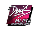 Sticker | denis (Foil) | MLG Columbus 2016