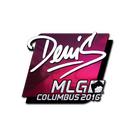Sticker | denis (Foil) | MLG Columbus 2016