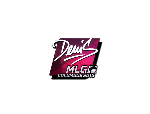 Naklejka | denis (foliowana) | MLG Columbus 2016