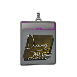 Sticker Slab | DAVEY (Foil) | MLG Columbus 2016
