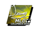 Sticker | DAVEY (Foil) | MLG Columbus 2016