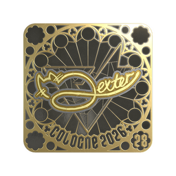 Sticker | dexter (Gold, Ranked) | Cologne 2026