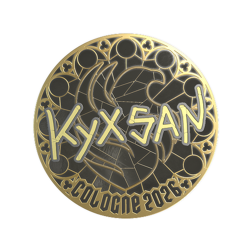 Sticker | kyxsan (Gold) | Cologne 2026