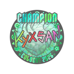 Sticker | kyxsan (Holo, Champion) | Cologne 2026