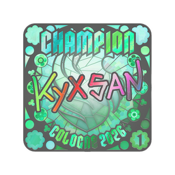 Sticker | kyxsan (Holo, Ranked) | Cologne 2026