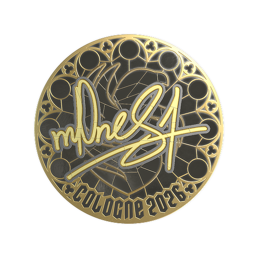 Sticker | m0NESY (Gold) | Cologne 2026