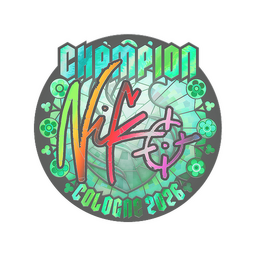 Sticker | NiKo (Holo, Champion) | Cologne 2026