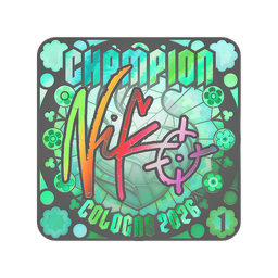 Sticker | NiKo (Holo, Ranked) | Cologne 2026