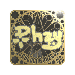 Sticker | phzy (Gold, Ranked) | Cologne 2026