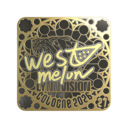 Sticker | westmelon (Gold, Ranked) | Cologne 2026