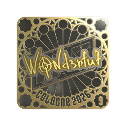 Sticker | w0nderful (Gold, Ranked) | Cologne 2026