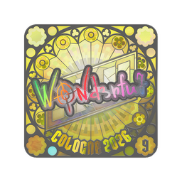 Sticker | w0nderful (Holo, Ranked) | Cologne 2026