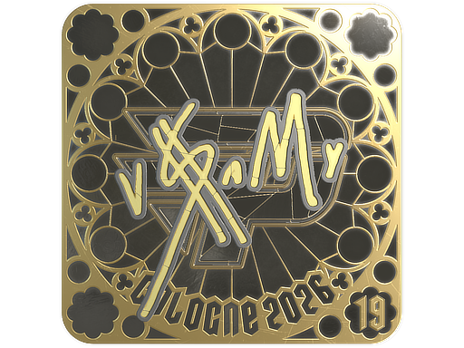 Sticker | V$M (Gold, Ranked) | Cologne 2026 - Buy, Sell And Trade On ...