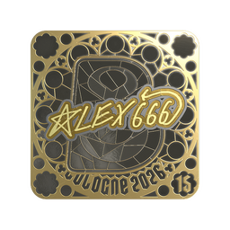 Sticker | alex666 (Gold, Ranked) | Cologne 2026