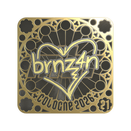 Sticker | brnz4n (Gold, Ranked) | Cologne 2026