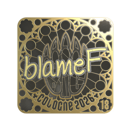 Sticker | blameF (Gold, Ranked) | Cologne 2026