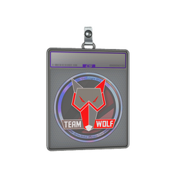 Sticker Slab | MTS GameGod Wolf (Holo) | Cologne 2014