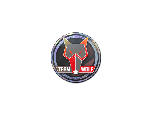 Наліпка | MTS GameGod Wolf (голографічна) | Кельн 2014
