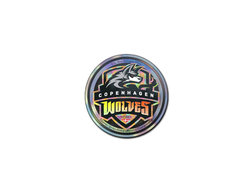 Naklejka | Copenhagen Wolves (holograficzna) | Kolonia 2014