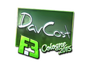 Sticker | DavCost (Foil) | Cologne 2015