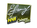 Sticker | flamie (Foil) | Cologne 2015
