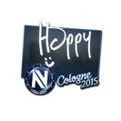 Sticker | Happy | Cologne 2015