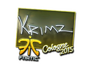 Sticker | KRIMZ (Foil) | Cologne 2015