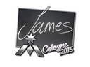 Sticker | James | Cologne 2015
