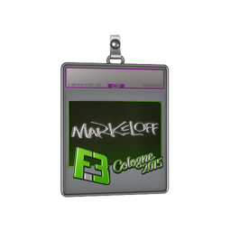 Sticker Slab | markeloff (Foil) | Cologne 2015